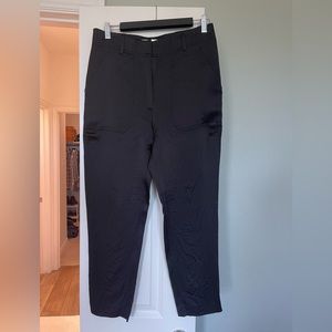 Veronica Beard Straight Leg Satin-y pants